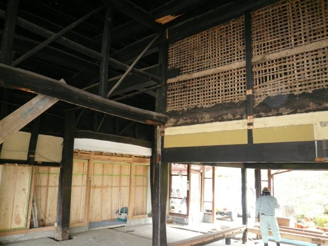 改築前後｜古民家宿