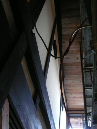 天井板工事：庄原の家