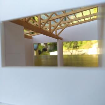 構造体の見え方：馬木の家